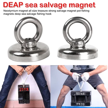 Spēcīgs Caurumu Glābšanas Magnēti Pot Magnēti Pastāvīgas Dziļas Jūras Glābšanas Zvejas Āķa Magnētu spēcīgu glābšanas magnēts pot zvejas