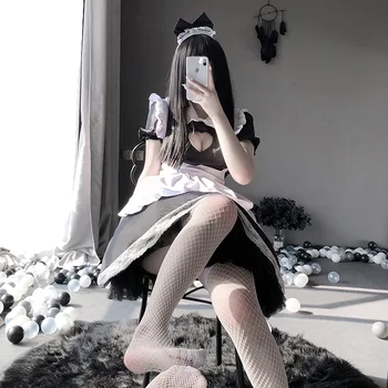 Japāņu Cosplay Sexy Istabene Kostīms Sievietēm Karstā Meitene Anime Kaķis Tērpi Sievietēm ir Karsts Sekss Apģērbs Skolā Meitene Vienotu
