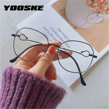 YOOSKE 2020. gadam Lielgabarīta Brilles Rāmis Sieviešu Briļļu Rāmis Datoru Brilles Vintage Pērles Dizaina Brilles