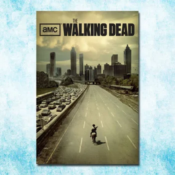 Walking Dead Sezona 1 līdz 7 Mākslas Zīda Audekls Plakātu Drukas 13x20 24x36 Collu Attēlu, Sienu Apdare -7