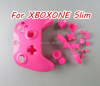 8sets Apvalka XboxOne Slim Nomaiņa Pilna korpuss Un Pogas Mod Komplekts Matēts Kontrolieris Pielāgotu Mājokļu Xbox One S Slim