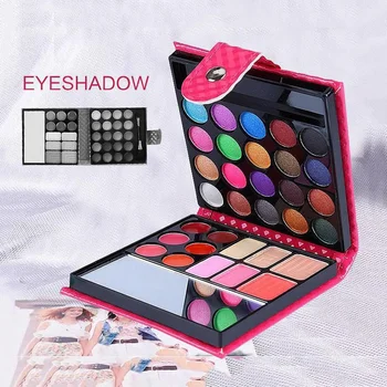 Pro 32 Krāsas Grims Eyeshadow Palete Modes Sejas, Acu, Lūpu Make Up Komplekts Ar Korpusu, Kosmētika Sievietēm