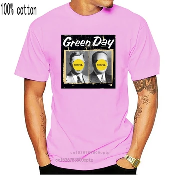 Kvalitātes Krekli Jaunu Stilu O-Veida Kakla Īstermiņa Piedurknēm Green Day Nimrod Tee Krekls Vīriešiem