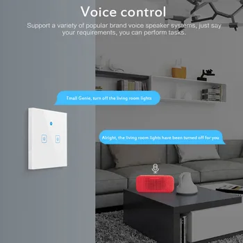 Standarta Smart Switch Ewelink WiFi Sienas Gaismas Wifi Slēdzis Strādā Ar Alexa, Google Home Balss Vadības Smart Home Tālvadības Pults