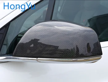 Oglekļa Šķiedras Aizmugures Skatu Spogulis Segtu Pievienot Ar dubultā novietotās lentes Tesla Model x 100D 75D 90D p90D 2016 2017 2018