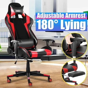 Ergonomisks Biroja Krēsli Ir Regulējami Guļus Spēļu Krēsla, Viegli, Augstas Atpakaļ Izpildu Galda Datora Krēsla Atzveltnes Krēsli Mēbeles
