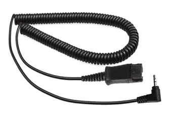 Zvanu centrs binaural austiņas ar mic +2,5 mm QD kabeli ,2,5 mm plug austiņas ar Skaļuma kontroli, Izslēgt slēdzis biroja telefonu