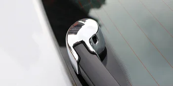 AUDI Q3 (F3) 2018 2019 2020 Auto Piederumi ABS Chrome Aizmugures Logu Tīrītājs Roku Asmens Vāciņš Melns