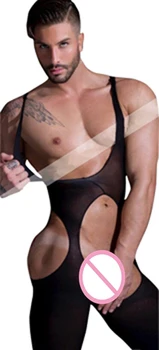 Vīrieši Bodysuit Seksīgajā Izģērbšanās Augsti Elastīgs, Dobs no Bāra kluba Deju Grupa Pārredzamu Bodystockings Vīriešu Sharpwear Ķermeņa Ganāmpulka