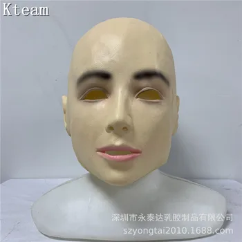 Jaunums!!! Reāli Sieviešu Masku Halloween Cilvēka Sieviešu Maskēties Lateksa Puse Maska Seksīga Meitene Crossdress Cosplay Kostīmu, Masku,