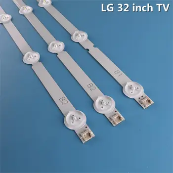 3pieces 7LED Backlight Lampas lentas LG 32 TV 32ln541v 32LN540V A1 B1 Tipa 6916L-1437A 6916L-1438A 6916L-1204A 6916L-1426A 63cm