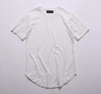 Modes vīriešu pagarināts Kokvilnas t-krekls ar āķu jedām, hip hop tee krekli justin bieber laupījums harajuku rock t homme streetwear