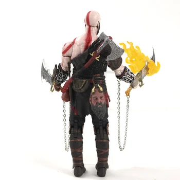 14-20cm NECA Kara Dievs Kratos & Atreus Ultimate Uzstādīt Rīcības Attēls PVC Kolekcionējamus Modeli, Rotaļlietas, dāvanas,