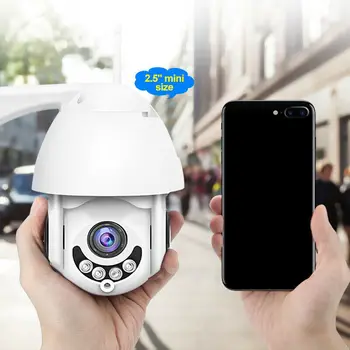 WIFI Kameru Āra Full HD 1080P WiFi IP Kameras Bezvadu un Vadu PTZ Ātrums Dome CCTV Drošības Kameras App ICSee Mājas Surveilance