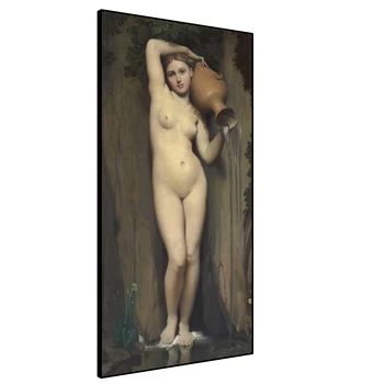 《Pavasara》Jean Auguste Dominique Ingres Glezniecības Klasisko Nude Art Audekls Retro Plakāta Attēlu, Mājas Dekoru Istabā, Eju Apdare