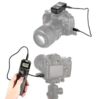 Pikseļu TW-283 Bezvadu Taimeris Tālvadības Slēdža (DC0 DC2 N3 E3 S1 S2) Kabeļu Canon Nikon Sony Kamera TW283 VS RC-6