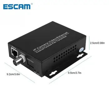 ESCAM 1pair Ethernet IP Extender Vairāk nekā Pierunāt HD Tīkla Komplekts EoC Koaksiālā Kabeļa Pārvades Extender Drošības CCTV Kameras