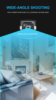 2020 Jaunākais Mini Kamera ar HD 1080P Sensors, Nakts Redzamības Videokameru Kustību DVR Mikro Kameru, Sporta DV Video Maza Kamera Cam 3 Krāsu