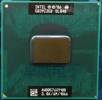 Bezmaksas piegāde Laptop cpu, procesors Intel sākotnējā CPU X9100 SLB48 X 9100 SLB48 3.06 G/6M/1066 PM45 GM45 P9700