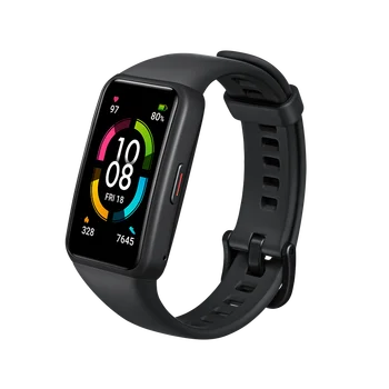 Sākotnējā Huawei Honor Band 6 Aproce Asins Skābekļa Smart Watch Band AMOLED Fitnesa Tracker Miega Datu Sirds ritma Monitors