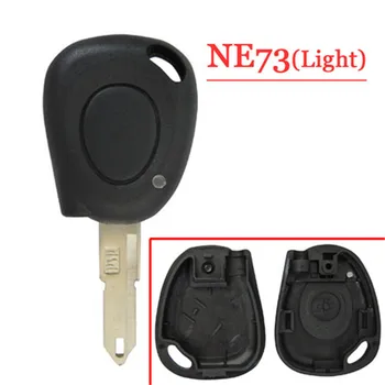 Bezmaksas piegāde (5gab/lot)1 Pogu Tālvadības Atslēgu, Ja Ar Gaismas Ne73 Asmens ar gaismu Cilo Grūti Pogu Renault