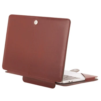 MOSISO PU Ādas Laptop Case For MacBook Air 13 collu 2018 A1932 Lietu Vāku Mac Book Jaunu Pro 13 ar Touch Bar A1706/A1708