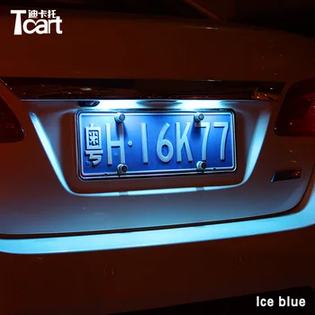 Tcart 2GAB Auto Spuldzes Nissan sentra b17 auto piederumi 2012 2018 led numura zīmju Apgaismojums