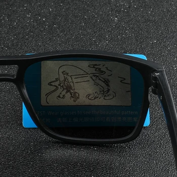 2019 Polarizētās Saulesbrilles, Vīriešu Braukšanas Toņos Vīriešu Kvadrātveida Saules Brilles Zīmola Dizainere UV400 Spogulis Oculos De Sol Masculino
