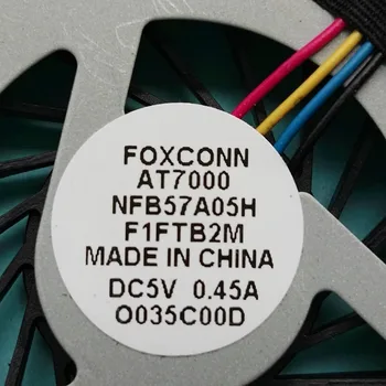 Jauns CPU VENTILATORS FOXCONN AT7000 PIE-7000 CPU Dzesēšanas Ventilators DZESĒŠANAS NFB57A05H F1FTB2M 4pin DC5V 0.45 A