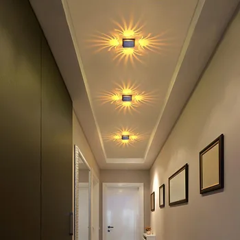 LED Sienas Lampas 3W Iekštelpu gaismas armatūra Laukumā Sienu gaismas, ko izmanto guļamistabā, Dzīvojamā istabā, koridorā, eju TV fons apdare