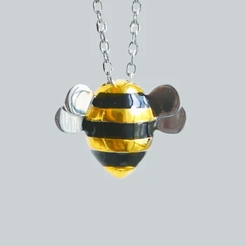 Bišu Vienkārši Korejas Dizaineris Gards Cute Salds Garu Ķēdi 925 Sterling Sudraba Kaklarota Sievietēm Kostīms Dzīvnieku Rotaslietas, Dāvanas