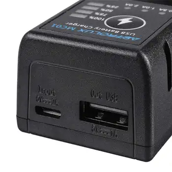 Astrolux MC01 2 in1 USB Uzlādes Mini Akumulatora Lādētājs Portatīvajiem Telefonu Powered Bankas Norēķinu Izvēles Lādētāju 18650 21700