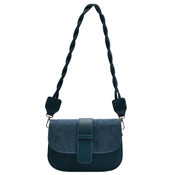 Vintage Seglu soma Padusē 2020. gadam, Modes New Augstas kvalitātes Matēts PU Ādas Sieviešu Dizainers Rokassomu, Maza Plecu Messenger bag
