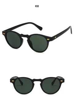 Apaļā Skaidrs Rāmja saulesbrilles Gregorijs Peks Zīmola Dizainere vīrieši sievietes Sunglass retro gafas oculos 2020 Jaunās Modes