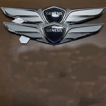 Ārējie Logo Priekšējā Pārsega Aizmugurējā Bagāžnieka Emblēmu Žetons Par Hyundai Genesis 2017+ G90 EQ900 86330D2200, 86320D2300