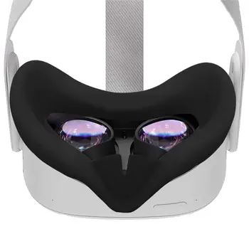 Jauns Silikona Acu Maska Segtu Spilventiņu Oculus Quest 2 VR Austiņas, Elpojošs Anti-sviedri Gaismas Pretbloķēšanas Acu aizsegs, Lai Oculus Quest2