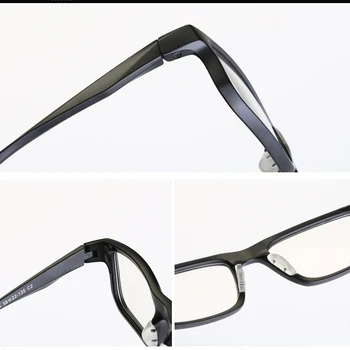 Modes Optisko Briļļu Rāmis Vīriešu, Sieviešu Tuvredzība Ar 5 Klipu Par Polarizētās Saulesbrilles Magnētisko Glāzes Par Vīriešu Brilles RS219