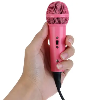 KARSTĀ Pārdošanas Mini Rokas Vadu Kondensatora Mikrofons ar Vienu Skaņas 3.5 mm Spraudnis UC QQ JJ QT IR mobilo telefonu DATORU Izcelsmes KTV