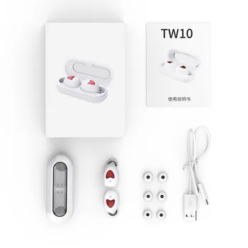 TW10 TWS Mini bezvadu Austiņas Ūdensizturīgs sporta earbuds Trokšņa Samazināšanas Skaļruņus, Lai xiaomi huawei iphone Bluetooth austiņas