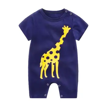 ZWY541 Vasaras Baby Romper Īsām Piedurknēm Kokvilnas pidžamas Jaundzimušo apģērbi zēniem jumpsuit Apģērbs, Apģērbs, kombinezons jaundzimušajam
