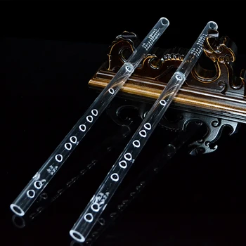 Ķīnas Flauta Dizi Pūšamie Mūzikas Instrumenti Šķērsvirziena Profesionālās Flautas Iesācējiem Caurspīdīgas Plastmasas Flauta Nē-Plaisa