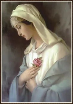 Jaunavas Marijas Dimanta Krāsošana Kristiešu Jēzus Reliģisko Piegādes Dzīves Telpu Dekorēšana Glezniecības Pilnībā Dimanta Jaunas