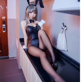 JIMIKO Halloween Bunny Girl Sexy Cosplay Kostīmi Sievieti Erotiskā Vienotu Black Sexy Apakšveļa Sweet Bunny Erotiska Apģērbs Apakšveļa
