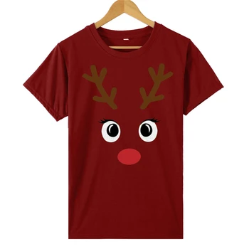 Priecīgus Ziemassvētkus Krekls Plus Izmēra 5XL Sieviešu Santa Vēstuli Izdrukāt, O-veida Kakla Īsām Piedurknēm T-krekli, Topi Puse Drēbes Estētisko Tunika A50
