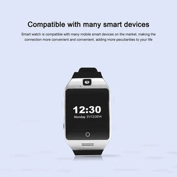 New Smart Watch Pulksteņa Q18 SmartWatch Atbalsta TF Sim Kartes Tālruņa Zvana Kamera, Bluetooth Push Ziņojumu Sinhronizācija SMS Skatīties Uz iOS Android