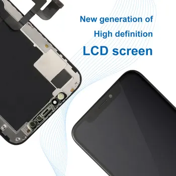 IPhone X XR XS MAX 11 PRO MAX OLED LCD skārienjutīgo Ekrānu ar 3D Touch TFT Displejs Digitizer Montāža Nomaiņa Kuģis No Spānijas
