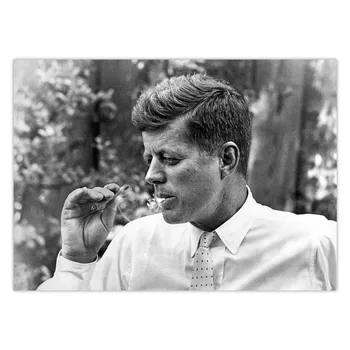 Vintage Plakātu, Fotogrāfiju Drukāšana Tenisa Sieviešu Cigarešu Smēķēšana Vistas Gailis Zēns Smēķēšanas Plakātu John F Kennedy Cigāru Dīvaini, Antikvariāts