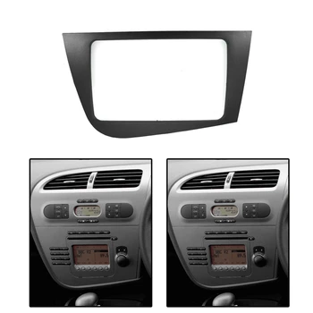 2 Din Rāmis Dvd Navigācija o Panelis SEAT Leon 2005. - 2012. gadam (RHD) Auto Stereo Radio Fascijas Panelis Melns, Komplekts
