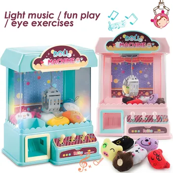 Bērniem Nagiem Mašīna Mūzika Monētām Gabinete Spēlētājs Spēli Mini Arcade Machine Tirdzniecības Vieglās Mūzikas Grabber Rotaļlietas Bērniem Dāvanas