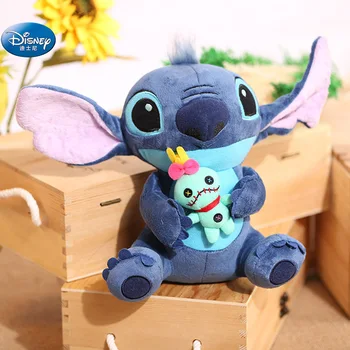 23 cm cute Anime Lilo un Stitch plīša rotaļlietas disney Stitch Plīša Lelle, Rotaļlietas, Bērnu Dzimšanas dienas Dāvana